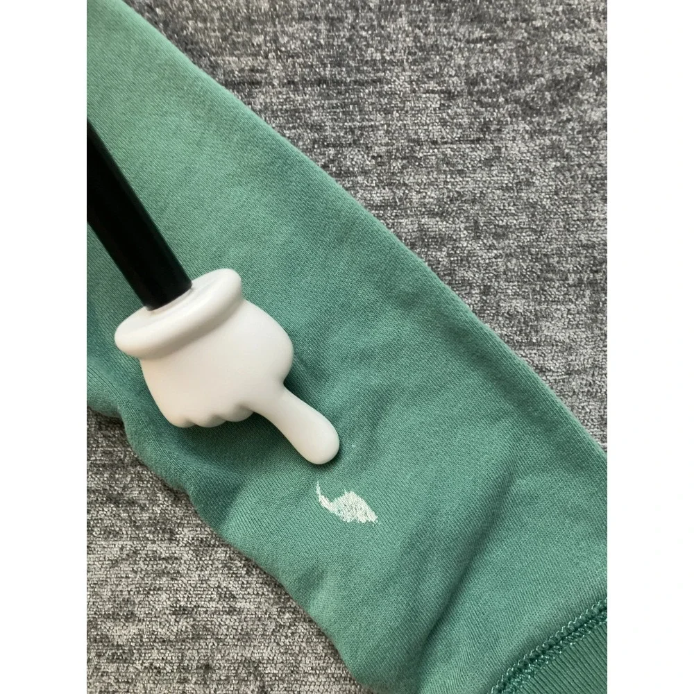 J.CREW Crewcuts French Terry Zip-Up Hoodie Girls XS 4-5 Green Cotton Long Sleeve